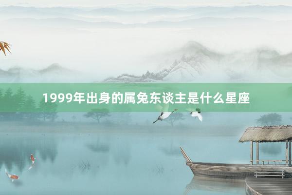 1999年出身的属兔东谈主是什么星座